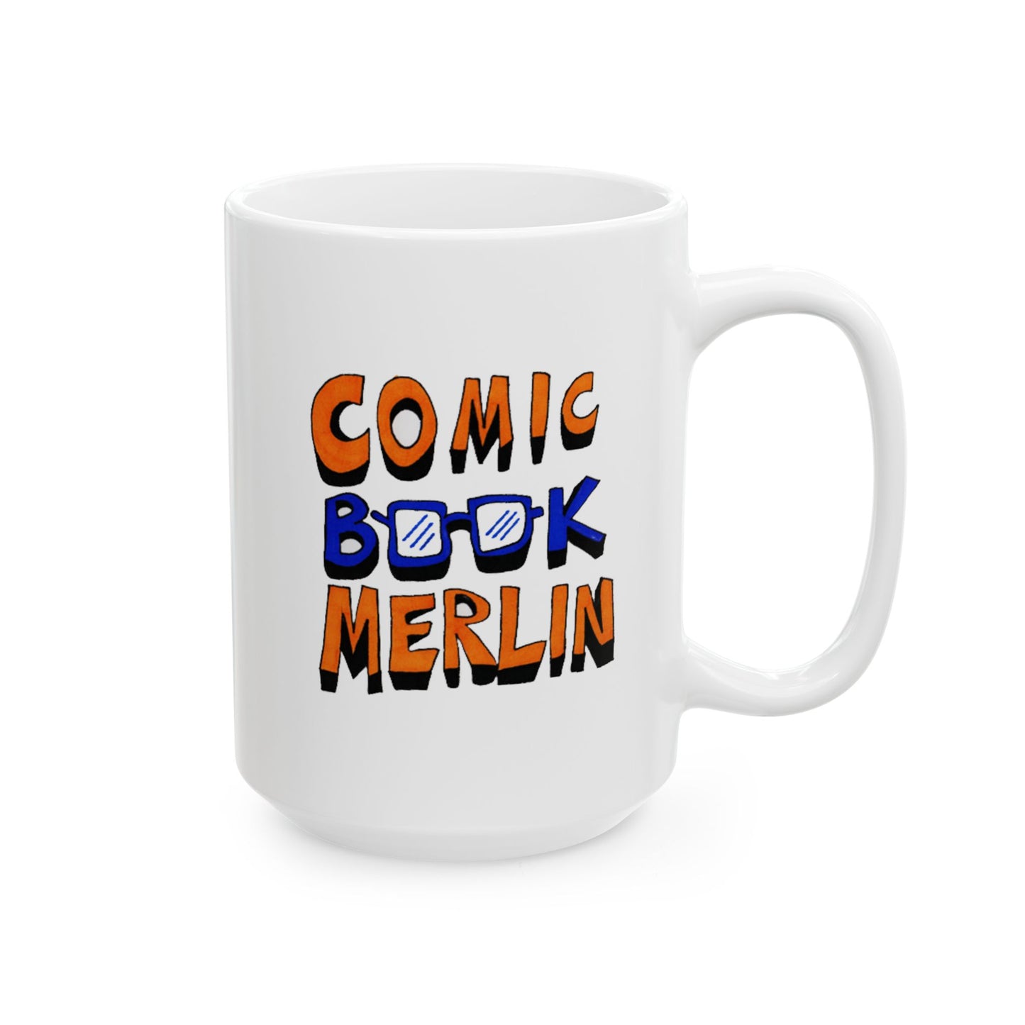 Comic Book Merlin Logo 150z Ceramic Mug